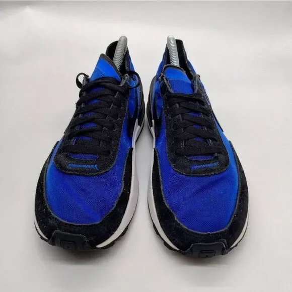 Nike‎ Waffle One Running Sneakers Mens Size 8 Blue Black White Retro Shoes